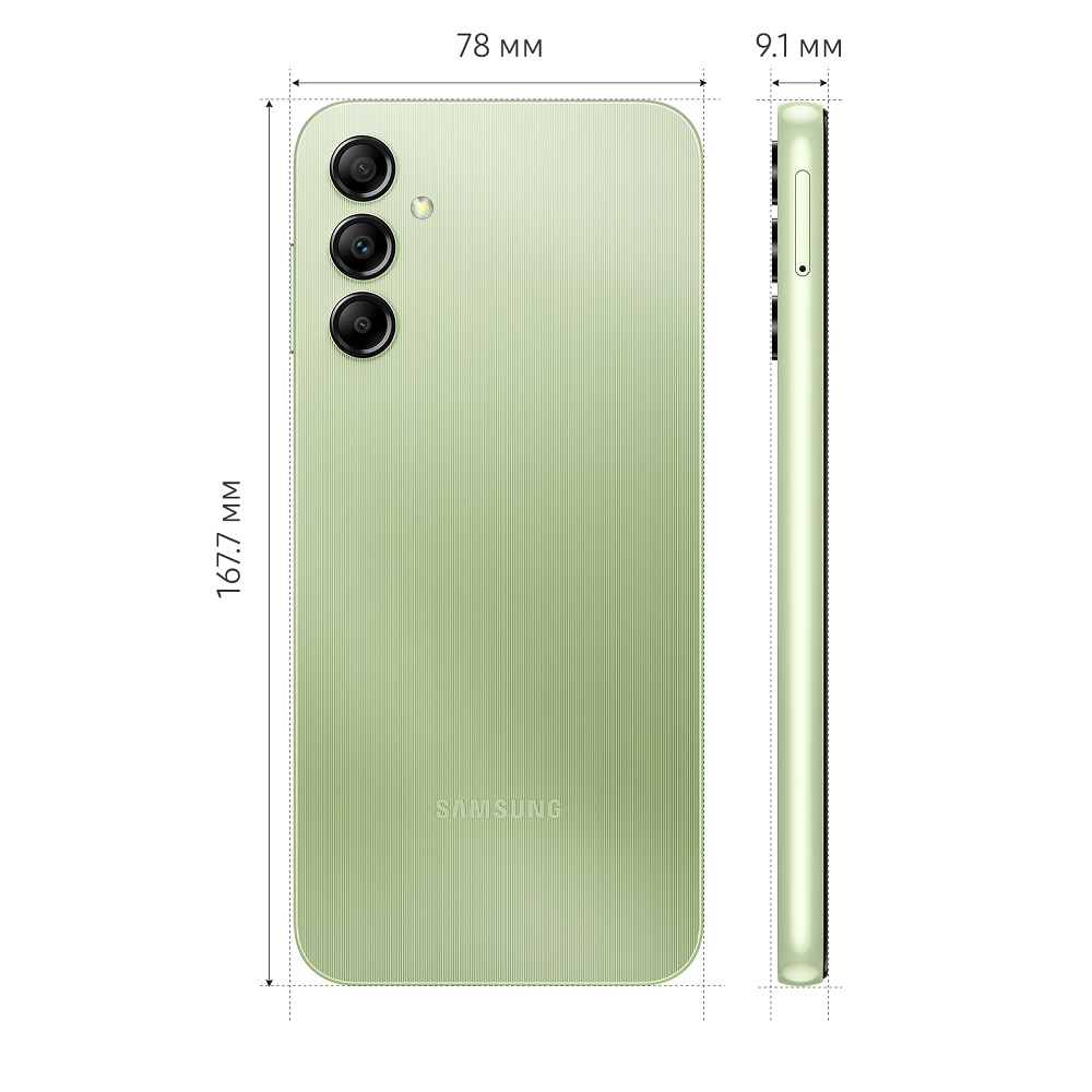Смартфон Samsung Galaxy A14 4/64Gb светло-зеленый